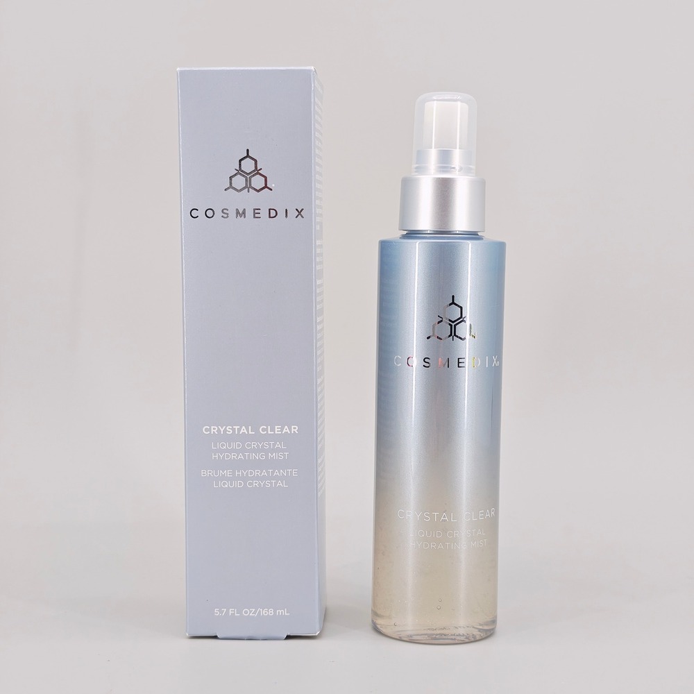 Cosmedix Crystal Clear Liquid Crystal Hydrating Mist 5.7 fl oz 168 mL NIB
